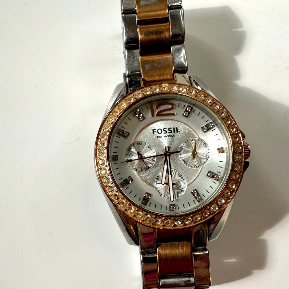 Fossil Outlet Women’s Two Tone Watch